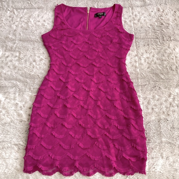 Guess Dresses Fuchsia Guess Evening Dress Poshmark